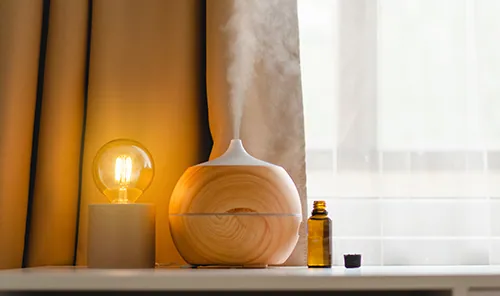 Modelo de difusor elétrico para aromaterapia