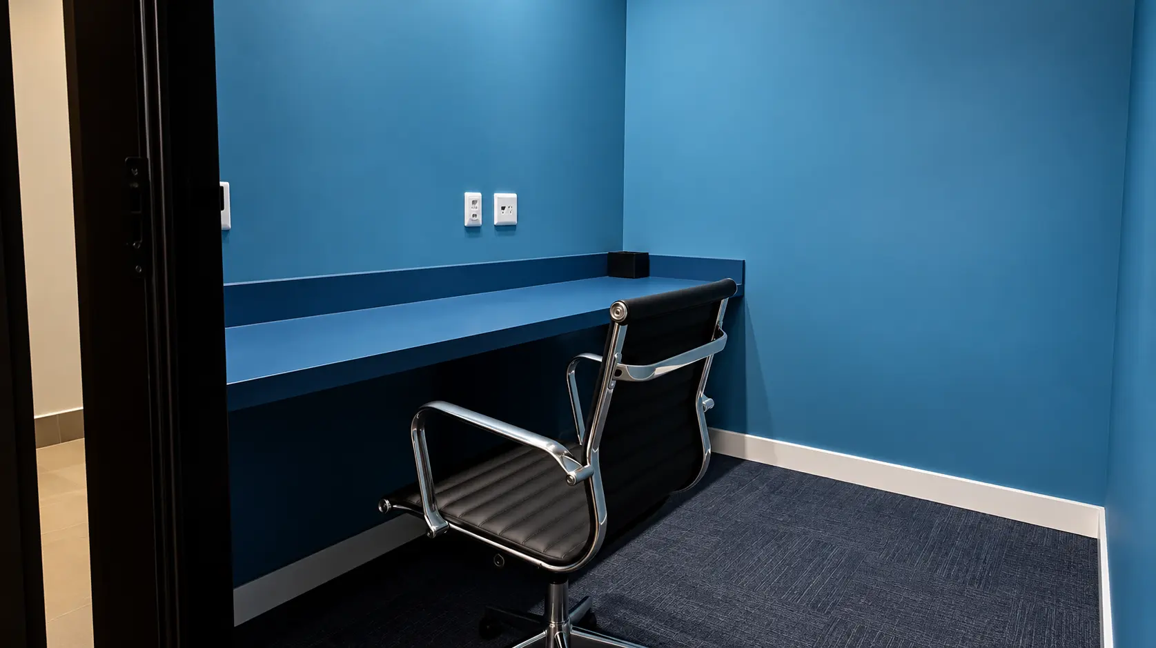 Cabine privativa do coworking do ALDEA Bias Fortes pronto para morar, Lourdes, Belo Horizonte