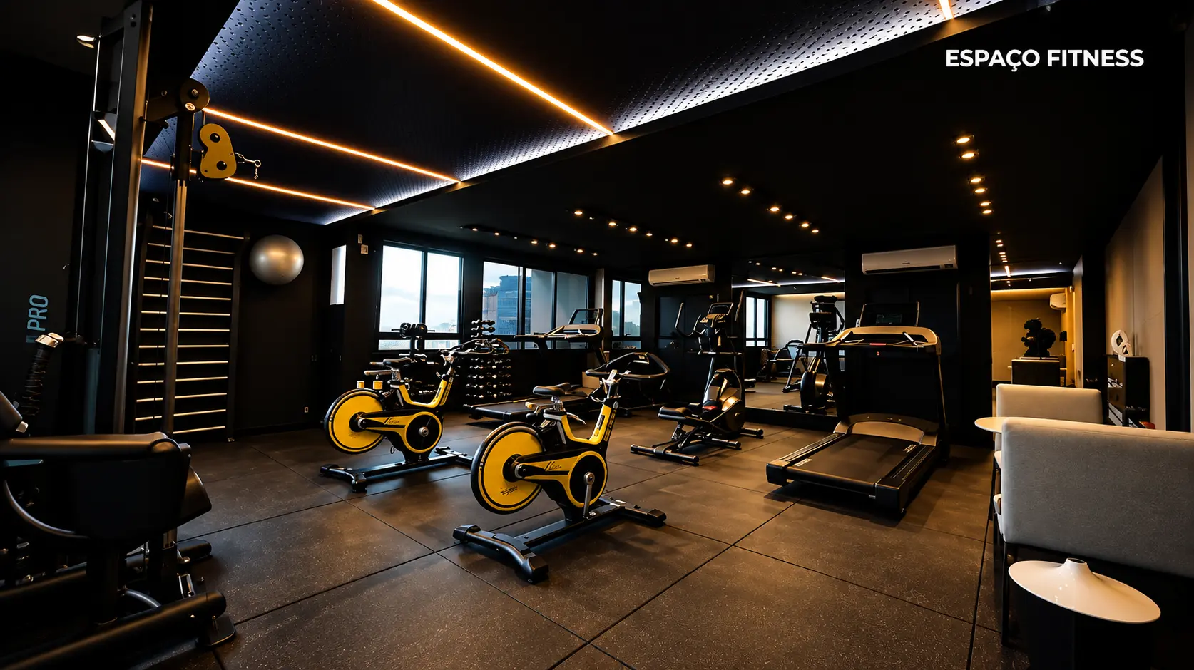 Espaço fitness equipado do ALDEA Bias Fortes pronto para morar, Lourdes, Belo Horizonte