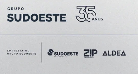 Arquitetura de marcas do Grupo Sudoeste: Sudoeste Construtora, ZIP Incorporadora e ALDEA
