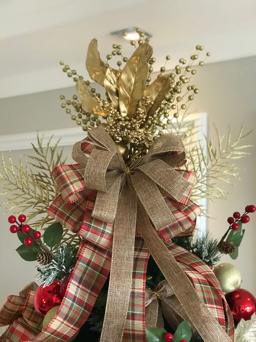 Topo árvore de Natal. 