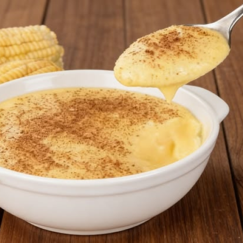 Receita de curau cremoso com milho natural