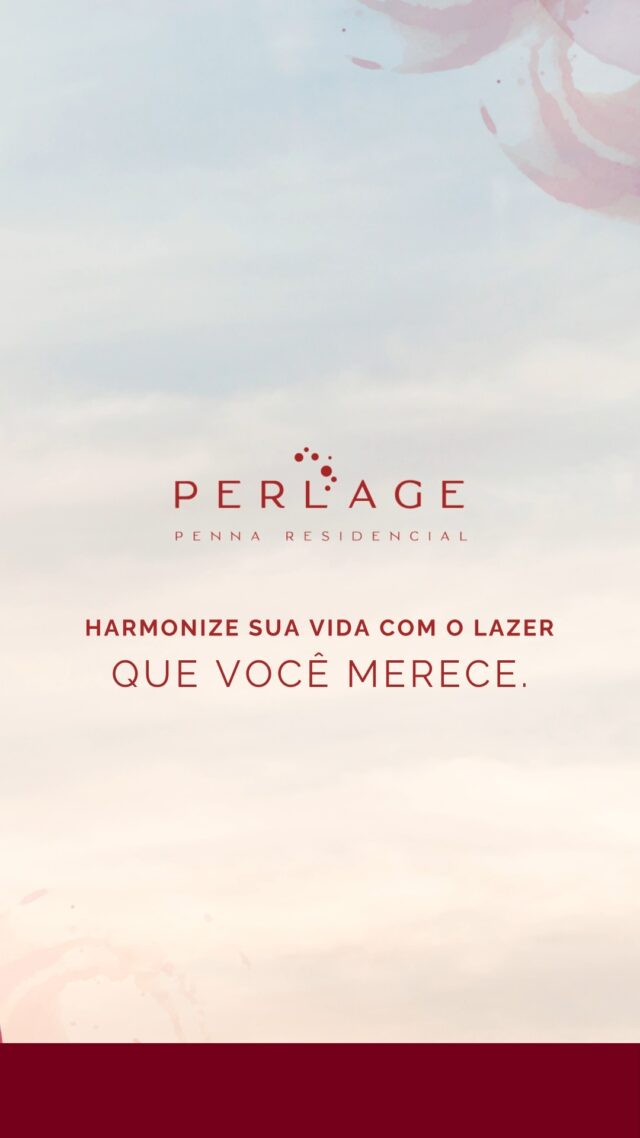 Degustar é aproveitar cada momento de lazer com presença. É apreciar cada detalhe com elegância e sensibilidade.

Conheça o Perlage Penna Residencial, da Sudoeste, e desfrute da harmonização perfeita entre conforto, lazer, segurança, sustentabilidade e tecnologia.

- Já em obras
- 3 e 4 quartos 
- 97 a 257m²
📍 Rua Abre Campo, 310 - Santo Antônio